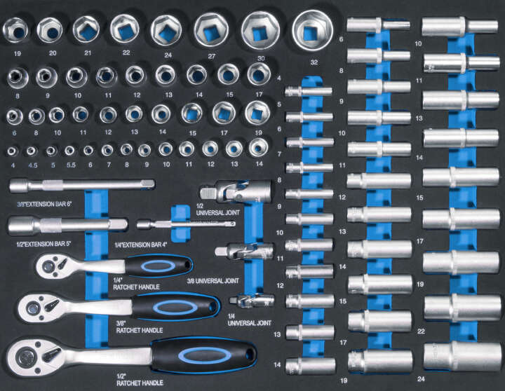 Güde Werkstattwagen GW7 Black Line 226-tlg.